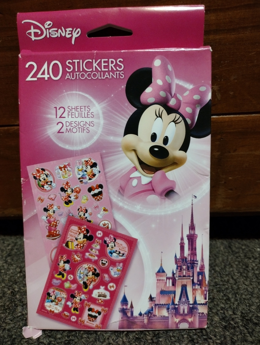 Disney Minnie Mouse 240 Pink Sticker Pack